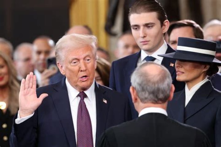 Barron Trump, 13, Towers Over Dad Donald As Family Arrives Back In D.C. After Thanksgiving