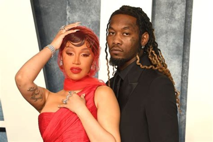 Cardi B & Offset Reunite At Strip Club & He Raves She Looks ‘Scrumptious’ In Little Red Dress
