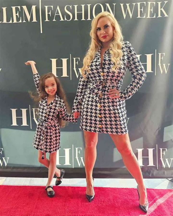 Coco Austin & Mini-Me Daughter Chanel, 4, Twin In Matching Floral Dresses — Cute Pic