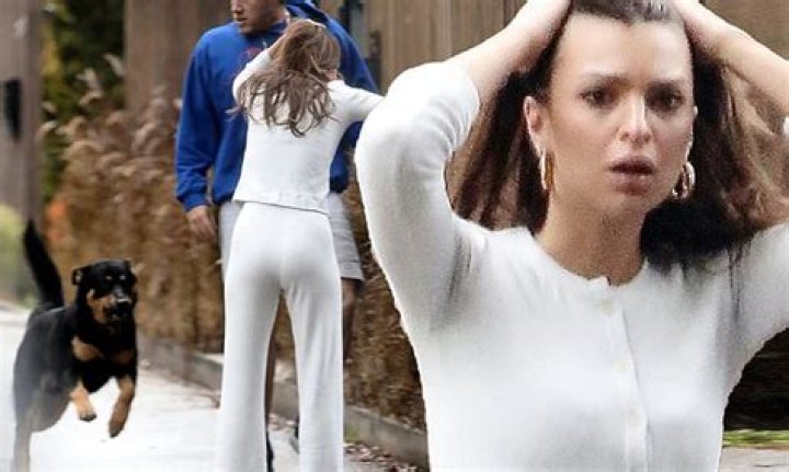 Emily Ratajkowski Panics After Her Beloved Dog Gets Loose Outside Her Los Angeles Home — Pics