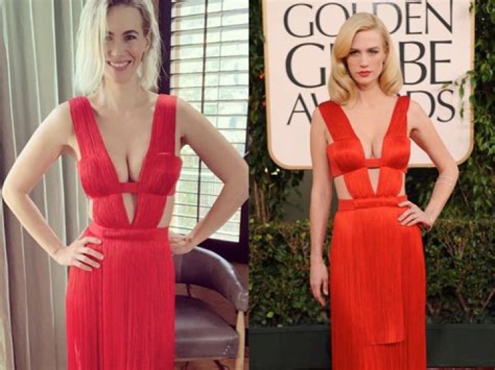 January Jones & Kiernan Shipka Rewear Their 2011 Golden Globes Dresses In 2021: See Pics