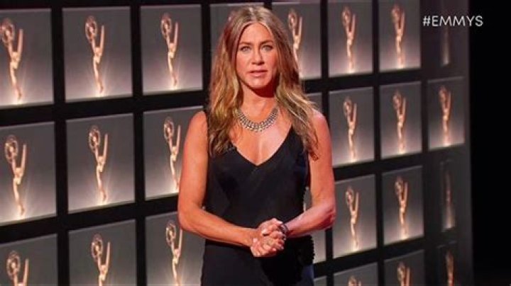 Jennifer Aniston Slays In Sleek Black Gown With Diamond Necklace At 2020 Emmy Awards — Pics