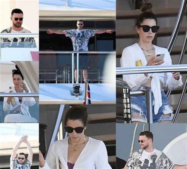 Jessica Biel Rocks Daisy Dukes While Relaxing On A Yacht With Justin Timberlake