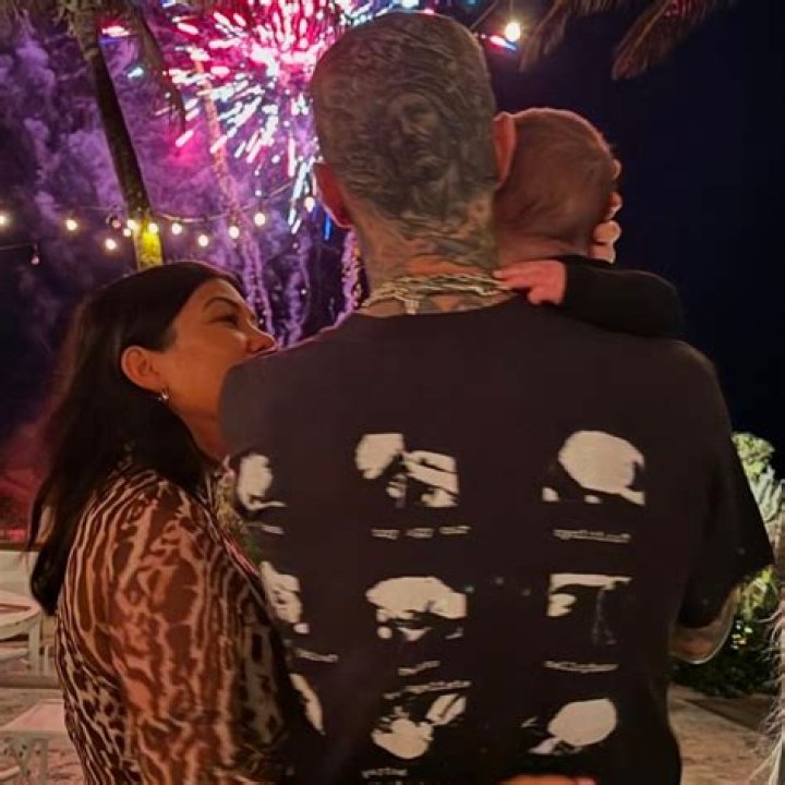 Kourtney Kardashian & Travis Barker Snuggle On Romantic Beach Date — See Steamy Pics & Video