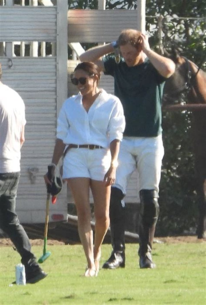 Meghan Markle In White Shorts For Polo Game With Prince Harry: Photos – Hollywood Life