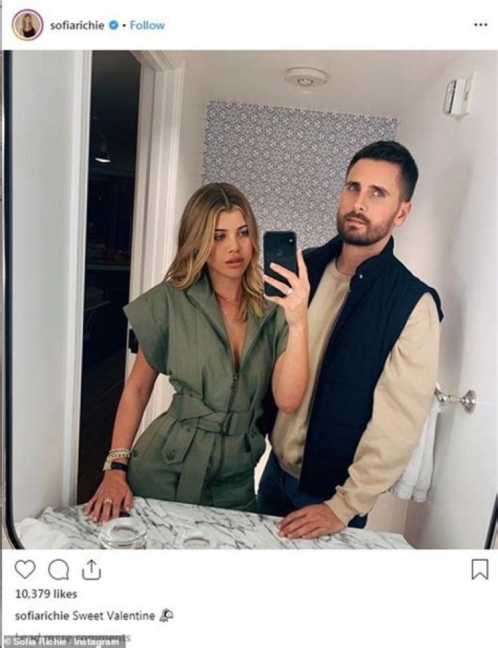 Scott Disick & Sofia Richie Celebrate Valentine’s Day 1 Week After He Finally Follows Her On Instagram