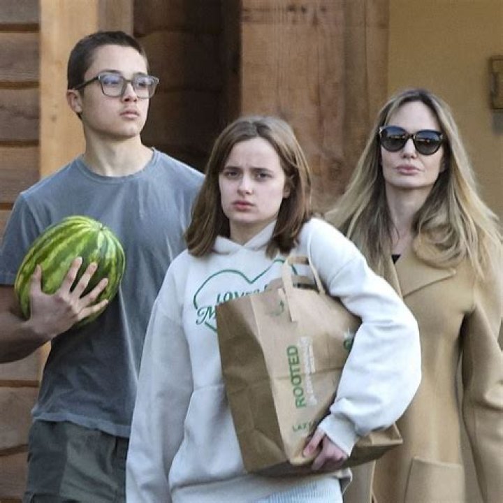Vivienne Jolie-Pitt, 13, & Big Brother Pax, 17, Step Out To Go Shopping For Their Husky Puppy — Photos